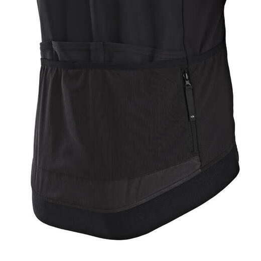 Decathlon Cycling Jersey Men's Autumn and Winter Weatherproof Jacket Cycling Windbreaker Black XL 4793160