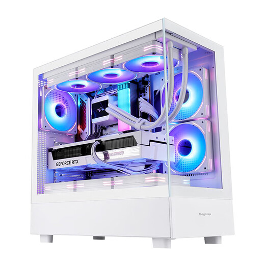 Colorful sea view room E-sports game design office computer host desktop assembly machine Customized upgrade (contact customer service before placing an order) 50 Single shot will not be shipped Customized model Please contact customer service before placing an order