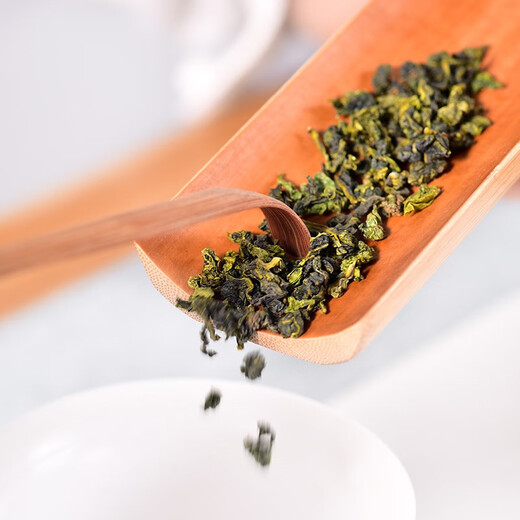 天福茗茶铁观音茶叶 铁观音清香型特级乌龙茶瓷罐装200克 送礼