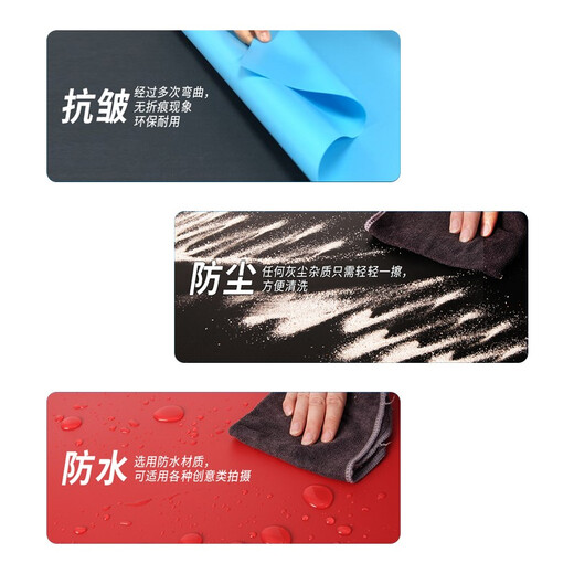 Morning Traveler Frosted PVC Photography Background Board White 70*140cm Photo Background Cloth Background Paper Cutout Image Shooting Reflective Board Waterproof Anti-wrinkle Photo Studio Shooting Props