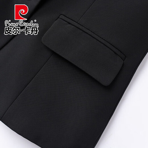 Pierre Cardin (pierre cardin) brand blue suit jacket women's business professional formal suit anti-wrinkle no-iron workwear casual suit black suit trousers white shirt L 100Jin Jin equals 0.5kg ~109Jin Jin equals 0.5kg