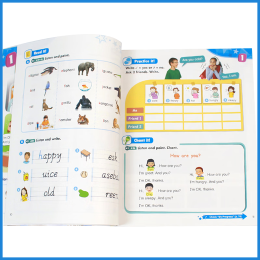 Die dritte Ausgabe von Super Kids Langwen Children's English Lehrbuch 123456 enthält Langwen Xiaoying umfassendes Zuhören, Sprechen, Lesen und Schreiben von Kursen New Edition Super Kids2 Level (Buch + Buch + Langwen Xiaoying)