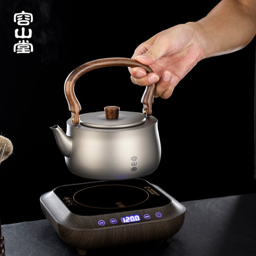 Rongshantang Pure Titan Kessel Teekanne Teekanne Haushalt große Kapazität Teekannen Teekannen Elektromaner