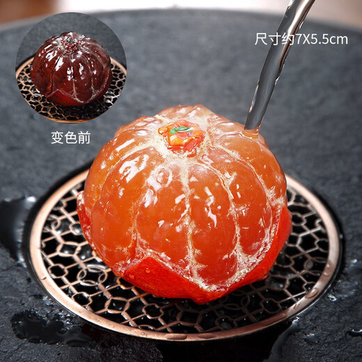 Tangfeng Douyin variable color lychee tea pet ornaments can raise creative personalized tea play tea ceremony tea accessories multi-petal orange ornaments
