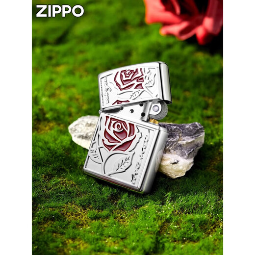 ZIPPO-Feuerzeughülle, winddicht, Kerosin, Geschenk für Freund, Rose, für Sie, neu, ölfrei, DY9902CY