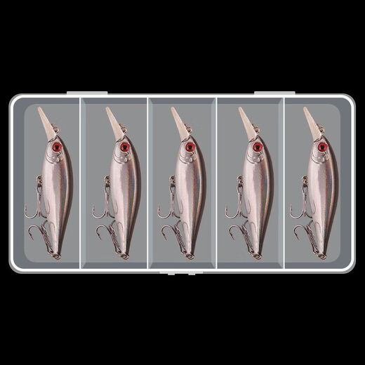 Submersible Minollua Bait White Strip Freshwater Simulated Bait Boxed Fishing Gear Fishing Supplies 2