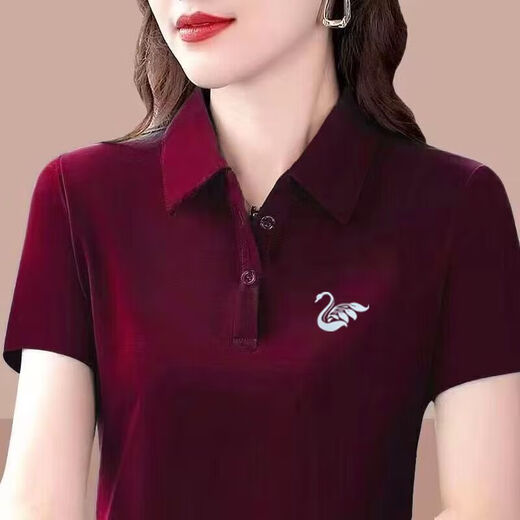 
Qiange Guangzhou Puning brand shirt women picking up the tail single big brand cutting label and removing cabinets in summer high-end versatile simple Po purple 6623 L (recommended 95-110 Jin [Jin equals 0.5 kg])