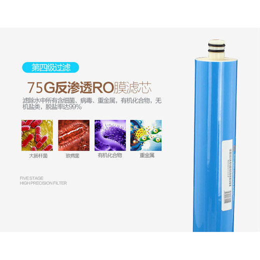 钻芯适用于安吉尔净水器滤芯J2305-ROB8/8a全套A4/A6/J1205-ROB8C/J1105五级通用反渗透膜纯水机用 J2305-ROB8(金A6/白A4)全套