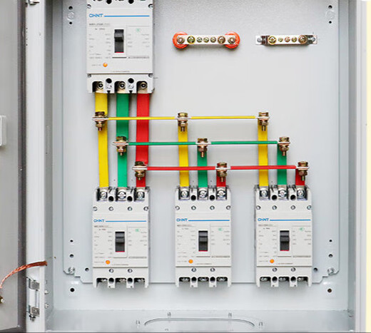 Electrical box distribution box complete set of three-phase surface-mounted stainless steel outdoor 380V branch switch box electrical control box three-level distribution cabinet configuration nineteen