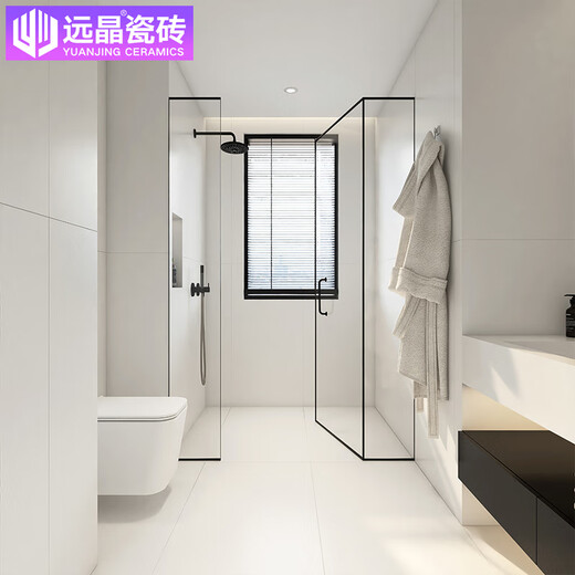 远晶600x1200瓷砖柔光天鹅绒奶油白微水泥客厅地砖墙砖通体广东地板砖 BM12859 600x1200mm
