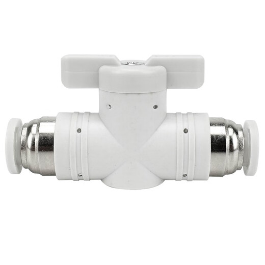 Hasdick HKT-8 tracheal switch valve pneumatic connector quick-insert quick-connect valve PU tracheal manual valve HVFF hand-turn valve BUC-8mm