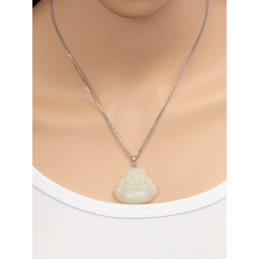 Lotus Pt950 platinum necklace women's Chopard chain platinum necklace men's and women's platinum plain chain platinum pendant clavicle chain 40cm long, about 2.15-2.3 grams in weight, 1.2mm thick