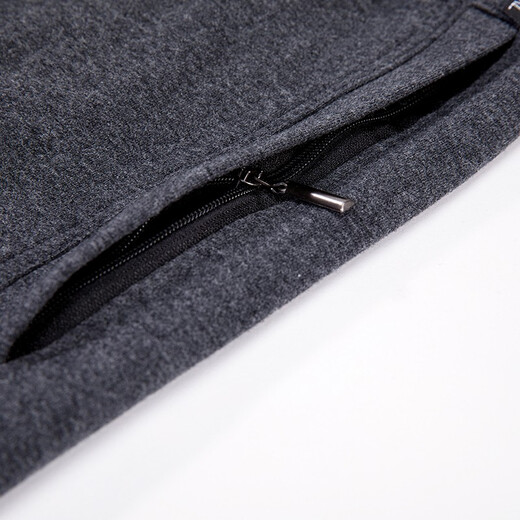 
Autumn E-summer summer middle-aged and elderly casual sports pants for men loose large size elastic waist straight casual pants for men's sweatpants cotton trousers 1098 spring and autumn thick dark gray L