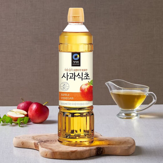 清净园苹果醋500ml 韩国进口 韩式冷面醋 腌制泡菜料理凉拌菜调味水果醋