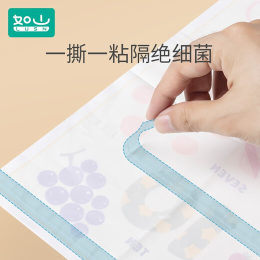 Rushan Baby Disposable Placemat Children Portable Eating Waterproof Dirty Tablecloth Free Tablemat Pack 10 Pieces Letter Style