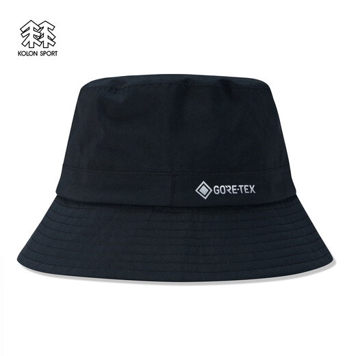 KOLON SPORT/可隆渔夫帽 男女同款户外GORE-TEX BUCKET戈尔提花运动帽子 LUCA4MT004-BK 黑色 58