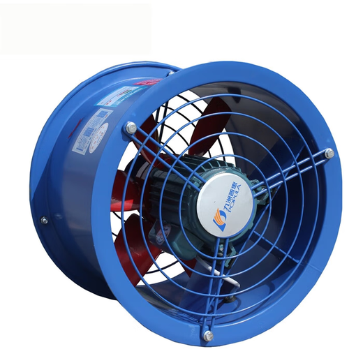 九洲普惠EG风机九州强力工业厨房低噪音220V380V圆筒管道轴流风机 6A41800瓦380v1420转风量16780