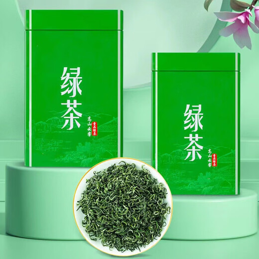Ganxiangpo New Tea Alpine Cloud Mist Green Tea Before the Rain Spring Tea Strong Fragrance Durable to Steeping and Sufficient Sunlight Maojian Green Tea 125g 500g 125g Bag Sample