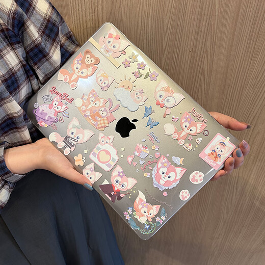 TLXT convient à Apple MacBookair13 Case de protection 13 pouces MacBookPro ordinateur portable 14 cas Mac Computer 2023 M3 M3 Accessoires transparents de 13,6 pouces Couverture transparente M2 Lingnabelle T679 Film de clavier rose gratuit + couvercle de confidentialité Air13 (