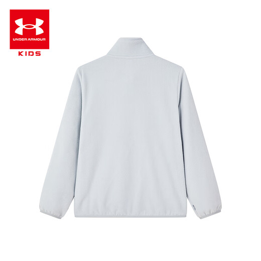 Under Armor children's clothing children's woven outdoor two-piece set for boys and girls hooded spring detachable jacket 244122340 black/grey 170