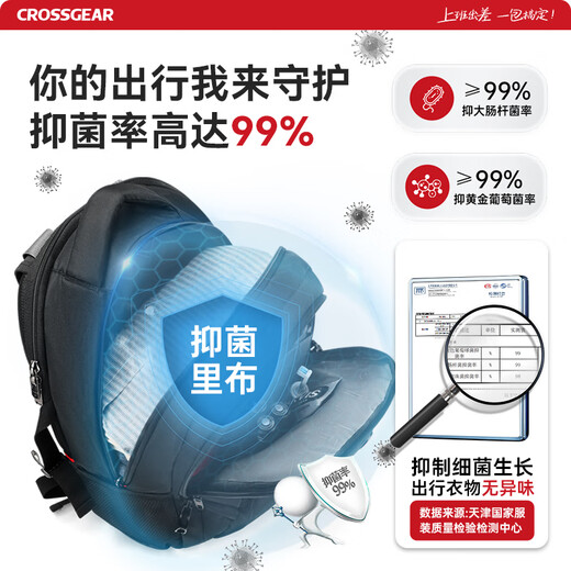 CROSSGEAR Swiss Army Sword Backpack Men's Travel Backpack Business Business Travel Large Capacity Computer Bag Junior High School Students School Bag Hot Sales NO.1 Large Size [Limited Upgrade Top-up]