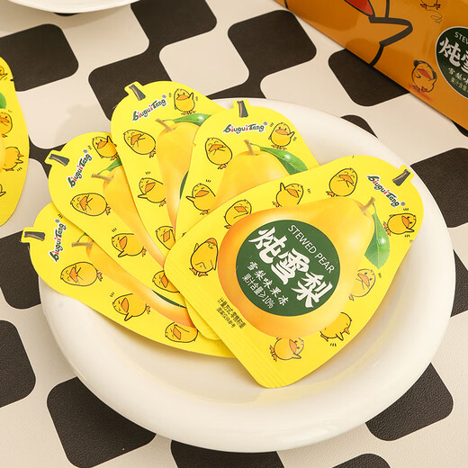 Lao Shi Ren, Stewed Snow Pear Konjac Jelly, Independent Packaging, Internet celebrity fruit board fruit juice casual snacks, SN9227, 16 packs, one box