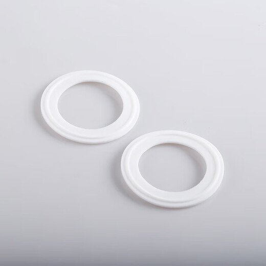 Lihaitun quick-loading PTFE pad whole bag sanitary grade gasket chuck clamp polytetrafluoroethylene hard gasket PTFE white sealing ring 114 chuck 130 whole bag 100 pieces