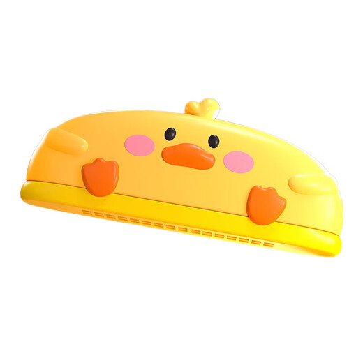 Educación temprana Ilustración Niños armónicos Instrumento de soplado especial para bebés Juguetes para bebés para principiantes órgano oral para niños [cubierta protectora de silicona a prueba de polvo] Duck amarillo