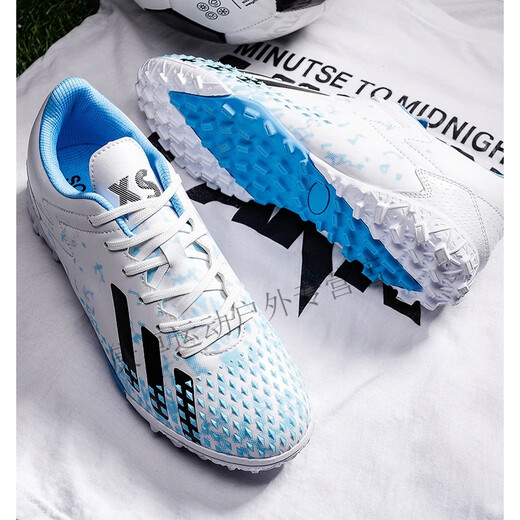 
Fashulin 2024 new children's football shoes for boys and adult students TF broken nails AG long nails mandarin duck girls training shoes 6199 mandarin duck Velcro white moon + white red (buy one free 31