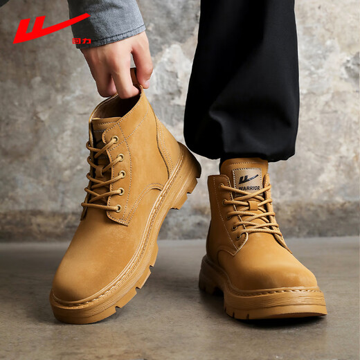 Huili Martin Boots Мужской весенний британский стиль высокоторезок