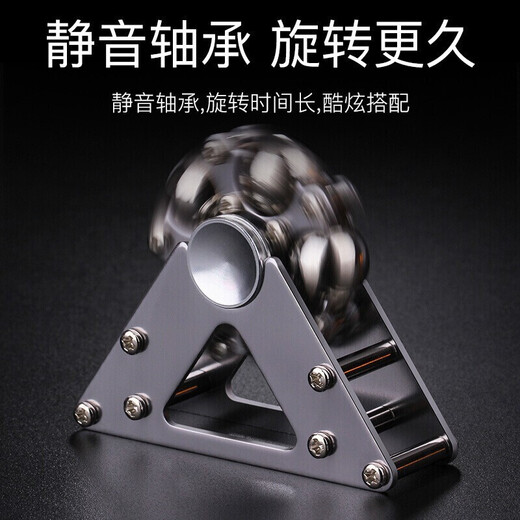 Cogito I Dream Fidget Spinner Inception Space Finger Spin Decompression Toy Decompression Artifact Finger Spiral Leaker Model Silver White Second Generation Ferris Wheel