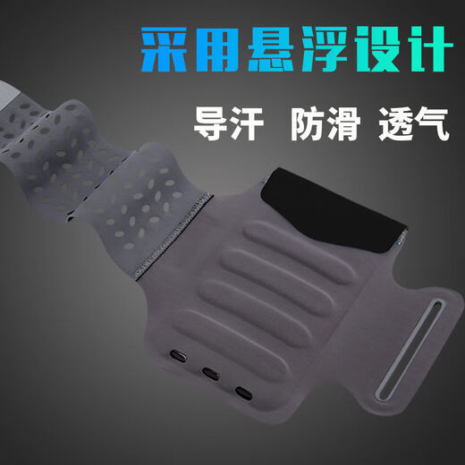 Raf core running mobile phone arm bag outdoor arm bag men and women universal arm strap sports arm cover waterproof touch screen wrist bag (standard style) obsidian black large size