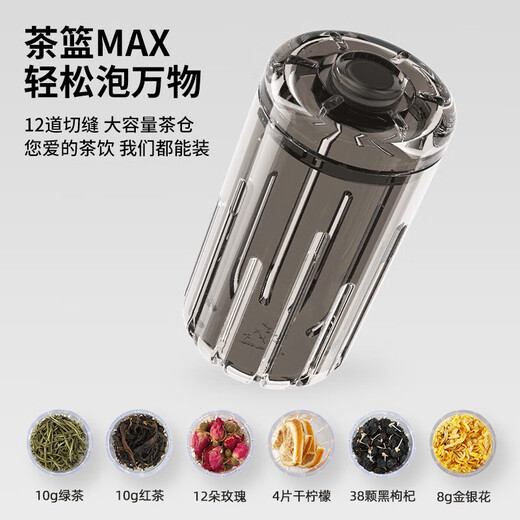 Fuguang one-click pop-up magnetic tea cup Tritan material tea separation cup plastic water cup tumbler 800ML