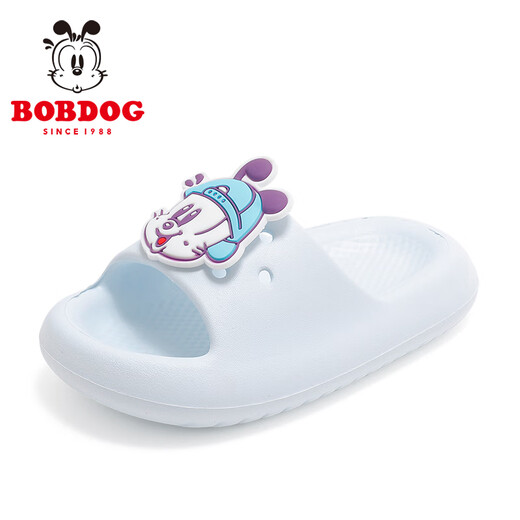 Babudou children's shoes boys' slippers summer indoor soft-soled baby sandals children's shoes 117542009 stone blue 220