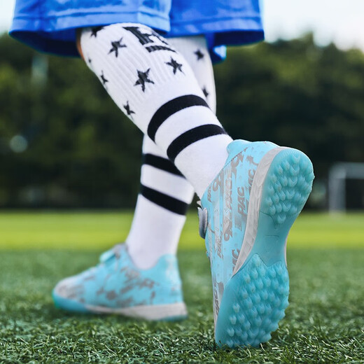 
FEELACES children's football shoes broken nails for men and women Falcon Messi student training shoes for children TF artificial grass sneakers 6195 month color broken nails 31 [socks + ball bag + guard plate]