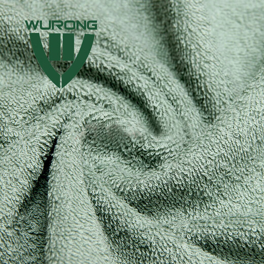 
Wurong 07 towel cotton spinning toiletries new style green towel 90g 85*35cm military green-WR1278 towel