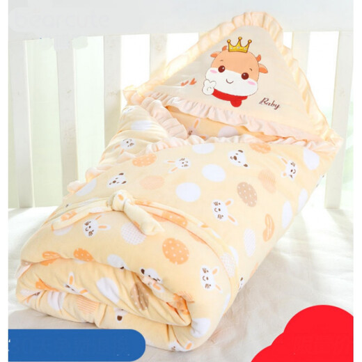 Disney (Disney) Disney Skin-Friendly Quality Blanket Baby Blanket for Newborns Newborn Blanket Spring, Autumn and Winter Extra Large and Thickened Baby Bear_Yellow