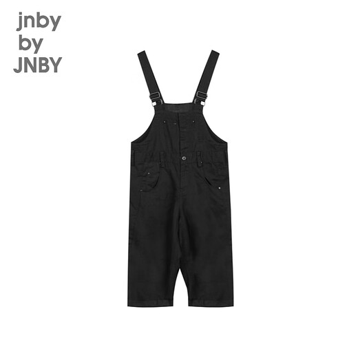 jnby by JNBY江南布衣童装春夏棉麻背带长裤休闲连体裤男女童儿童1N2E1476A 001/本黑 110 cm