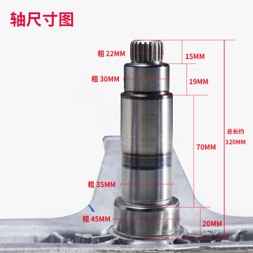 适用海尔洗衣机XQG80/XQG100-BDX14756U1-HBDX14756GU1三脚架支架 3号 购买983A三脚架+轴承油封
