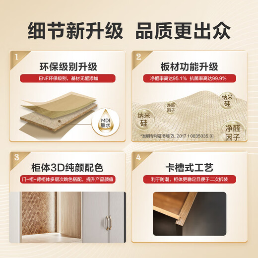 Oppein whole house customization sliding door wardrobe cloakroom whole house cabinet customization package 22 cabinet customization prepayment