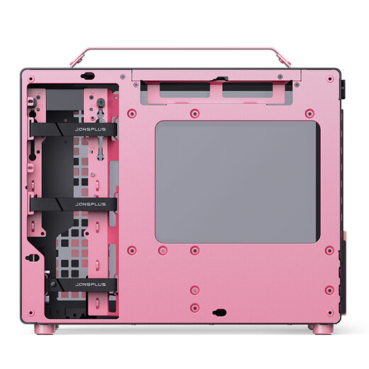 JONSBO Z20 pink/black MATX case (detachable portable case/240 radiator/160mm air cooling/ATX power supply/long graphics card/Type-c Gen2)