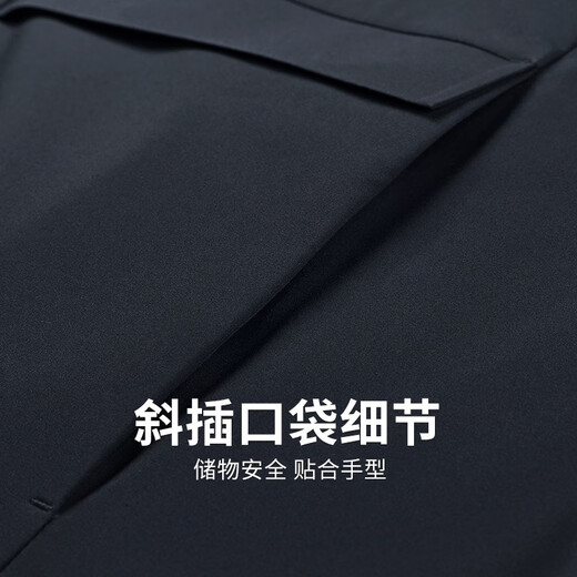 Dances with Wolves Cotton Lined Hooded Jacket Men's 2025 Autumn and Winter New Windproof Anti-wrinkle Warm Men's Jacket 1078 Navy Blue 101 L (175)