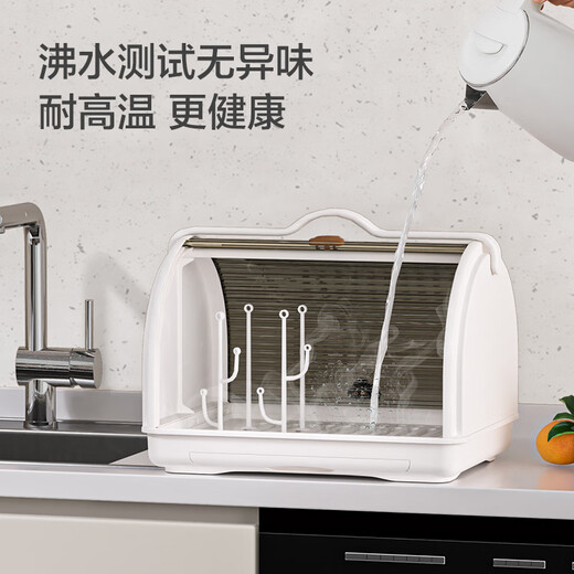 Fabriqué en jingdong, rack de rangement en tasse, tasse de thé en verre avec plateau, porte-drain de bouteille 24L * 1