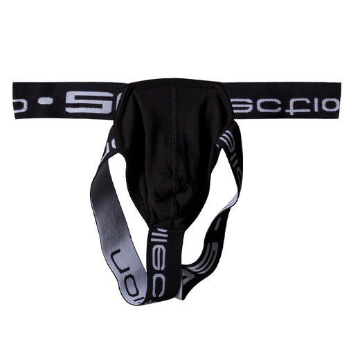 Gay men's passion-free thong sexy beltless large bag hollow butt exposed gay trendy underwear white M