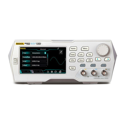 RIGOL general source function/arbitrary waveform generator DG832/831/822/821/812/811 sine wave dual channel DG822 (dual channel 25MHz)