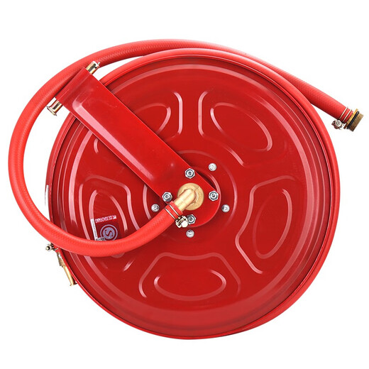 Lanyan fire-fighting reel 25 meters fire water supply hose fire hydrant box hose hose water pipe fire-fighting supplies fire-fighting reel (25 meters) with gun head Jingcang Sufa