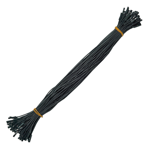 Throwing Stones 1P Rehearsal Dupont Wire 26AWG Silicone Insulated Wire High Temperature Resistant Electronic Wire Experiment Consumables 100 in a Bundle 20cm Wire Length 100/piece Black 30cm Male to Female