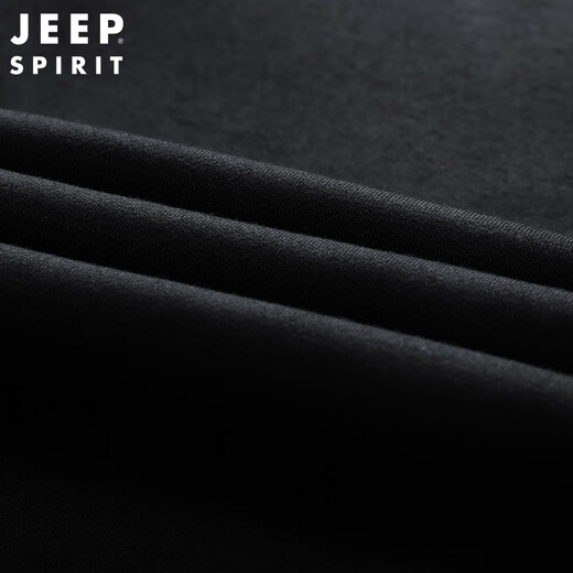 JEEP SPIRIT Jeep sports suit men's sweatshirt spring and autumn men's casual running jacket two-piece set men's dark gray XL