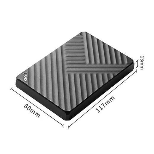 科硕（KESU）移动硬盘USB3.0高速存储手机笔记本电脑连接外接机械硬盘大U盘 500G+硬盘包 K2519-时尚黑Type-c3.1接口
