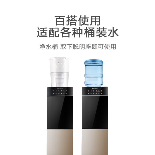 沁园饮水机 高端智能家用立式双门温热型 沸腾胆加热外置壶 yl9766wz 温热型 温热型